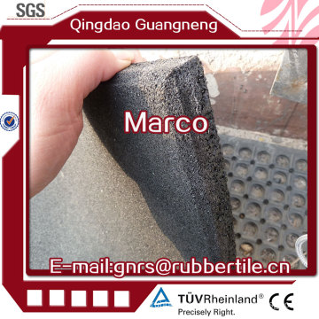 Square Rubber Tile Rubber Factory Direct Outdoor Rubber Tile Recycle Rubber Tiles